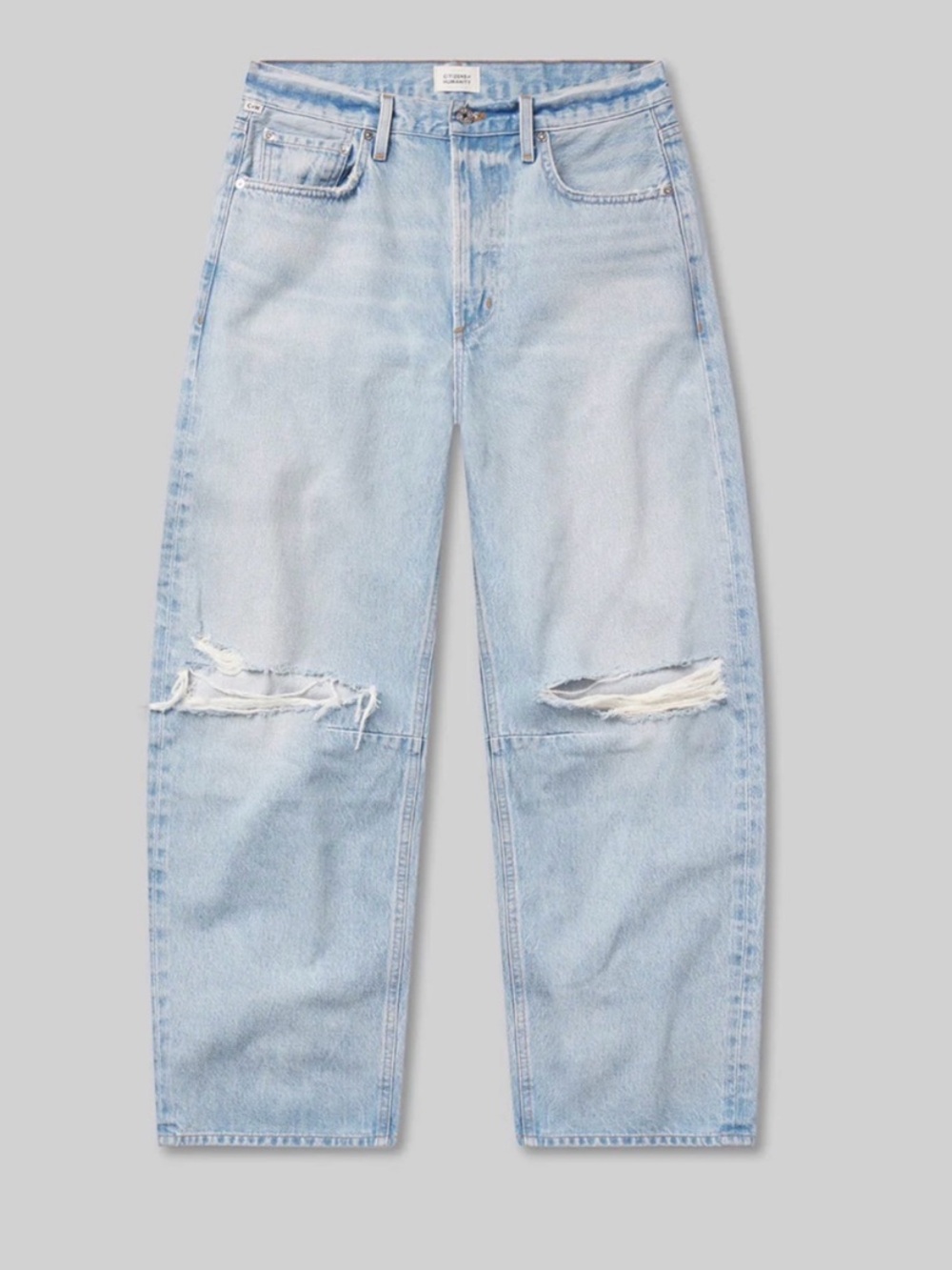New Citizens of Humanity Miro Relaxed Demaris Wide Leg Barrel Horseshoe Jean 28